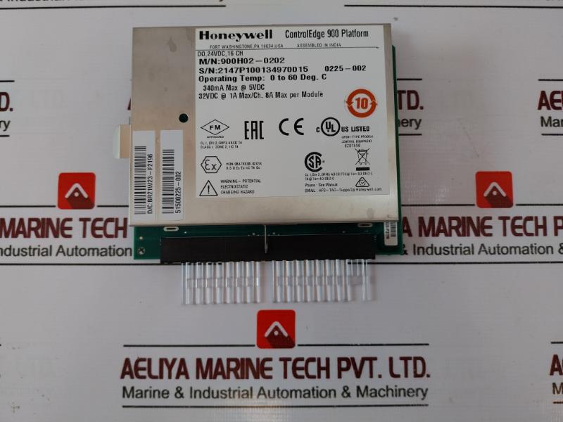 Honeywell 900H02-0202 Digital Output Module 16-channel 24Vdc, 16 Ch 51500225-002