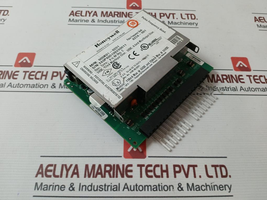 Honeywell 900K01-0201 Plc I/O Module 5Vdc 17Ma Max Mot130 94V-0 Stm-5