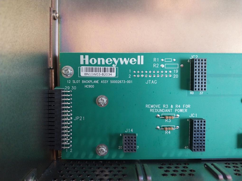 Honeywell 900R12-0101 12 I/O Slot Rack/Module Controller 5Vdc/6A & 24Vdc/2A