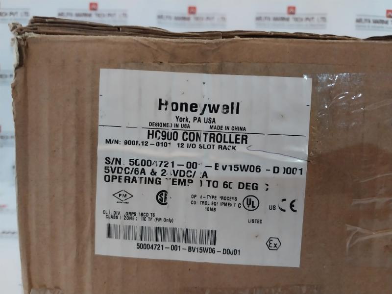 Honeywell 900R12-0101 12 Slot I/O Rack Controller Module 5Vdc/6A And 24Vdc/2A
