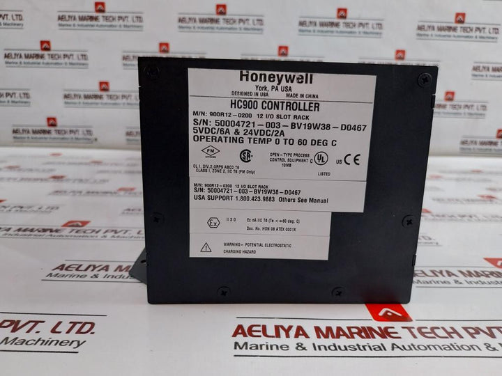 Honeywell 900R12-0200 Controledge Hc900 Io Module 12 Input/Output Slot Rack