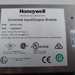 Honeywell 900U01-0100 Universal Input/Output Module 380 Ma Max 5Vdc