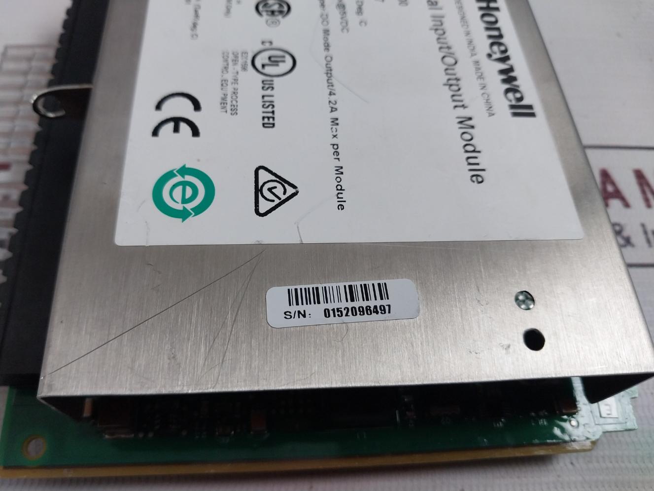 Honeywell 900U01-0100 Universal Input/Output Module 380 Ma Max 5Vdc