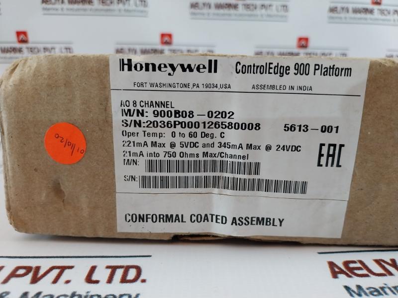 Honeywell 900b08-0202 Controledge 900 Platform 8-channel Analog Output Module