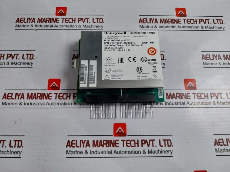 Honeywell 900g02-0202 Controledge 900 Di 24vdc 16 Ch Input Assy 51500209-004