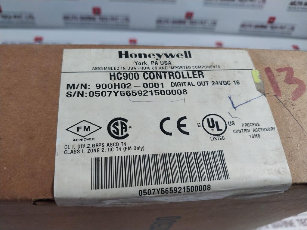 Honeywell 900h02-0001 Do 16 Channel 24vdc Pwa Hc900 Controller