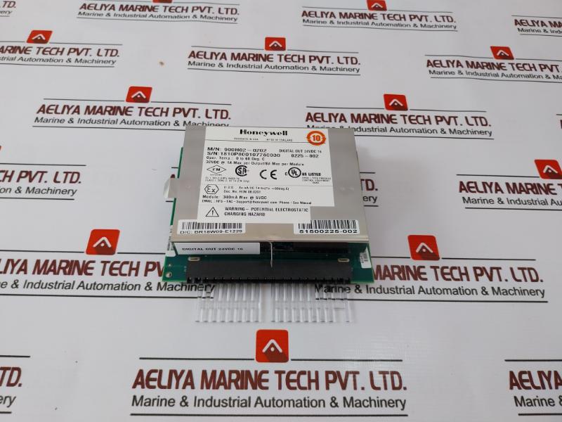 Honeywell 900H02-0202 16Channels Digital Output Card 0225-002 Rev D 94V-0 24 VDC