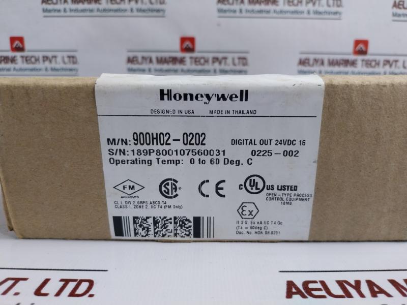 Honeywell 900H02-0202 Digital Output Module 24VDC 16 Points 0225002 51500225-002