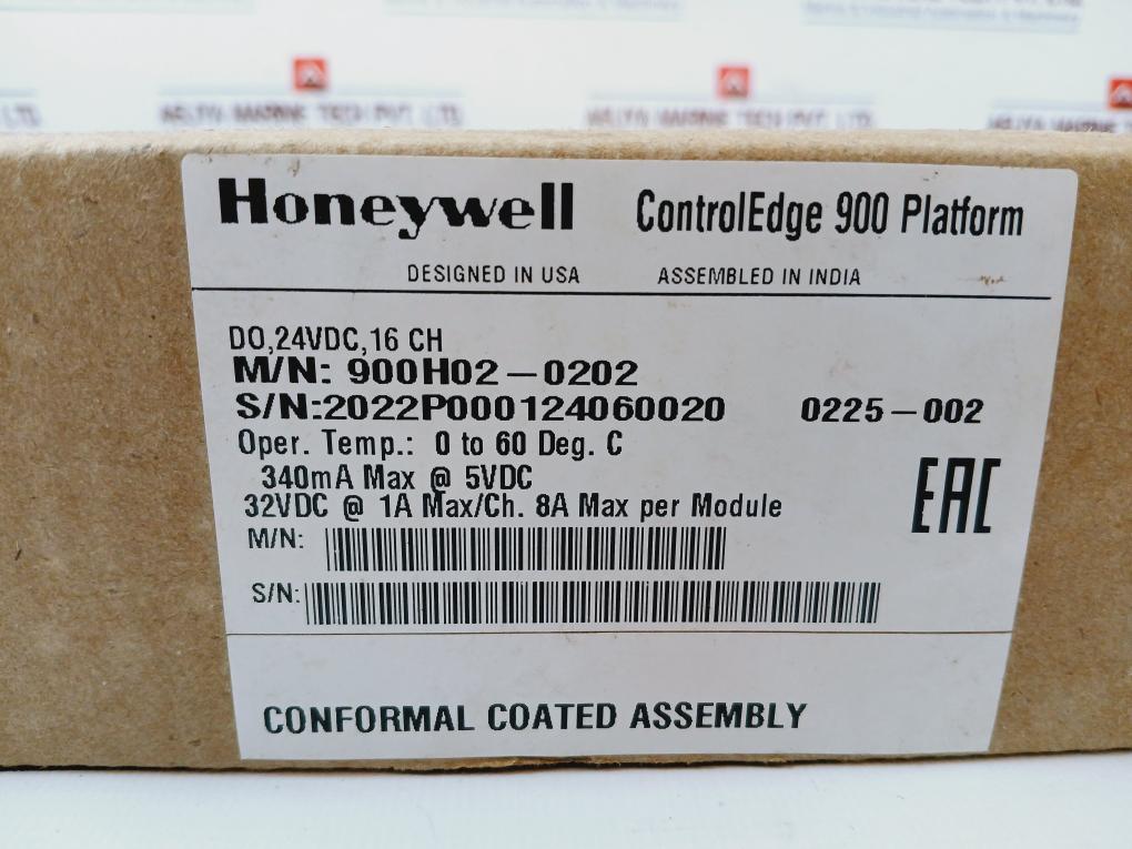 Honeywell 900h02-0202 Digital Output Module 24vdc 16 Pt Hc900 Controller