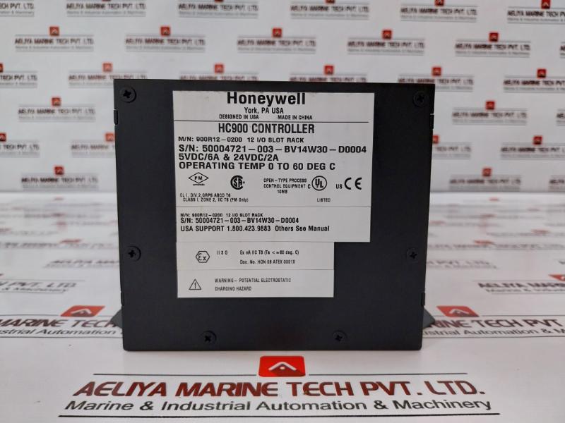 Honeywell 900r12-0200 Controledge Hc900 Io Module 12 I/o Slot Rack 50071091-001