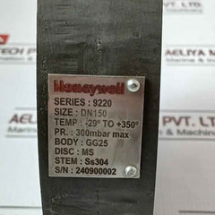 Honeywell 9220 Butterfly Valve Dn150 Ss304