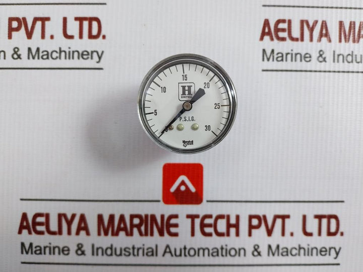 Honeywell Analog Circular Dial Pressure Gauge 0-30Psig H-305965