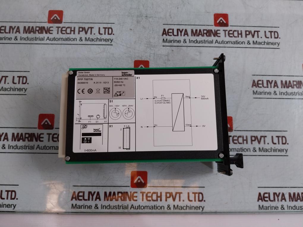 Honeywell Automation Pfp 700 Power Supply 220-240V, 50/60Hz 24V Dc, 600 Ma