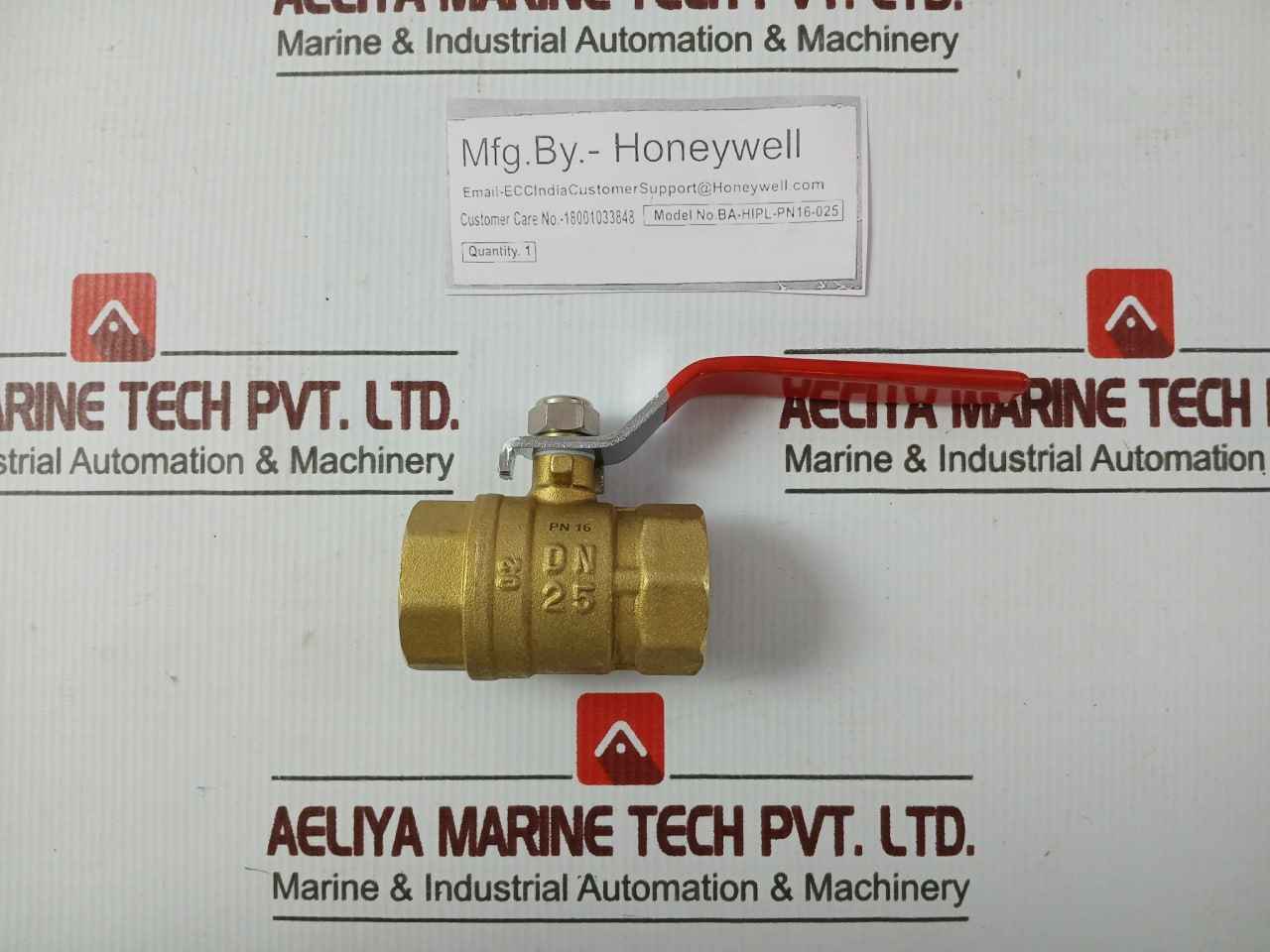 Honeywell Ba-hipl-pn16-025 Manual Ball Valve