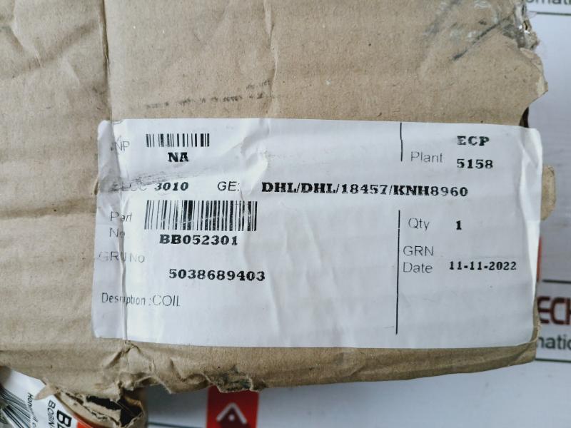 Honeywell Bb052301 Electrical Coil Solenoid Valve 220-240vac 50/60hz