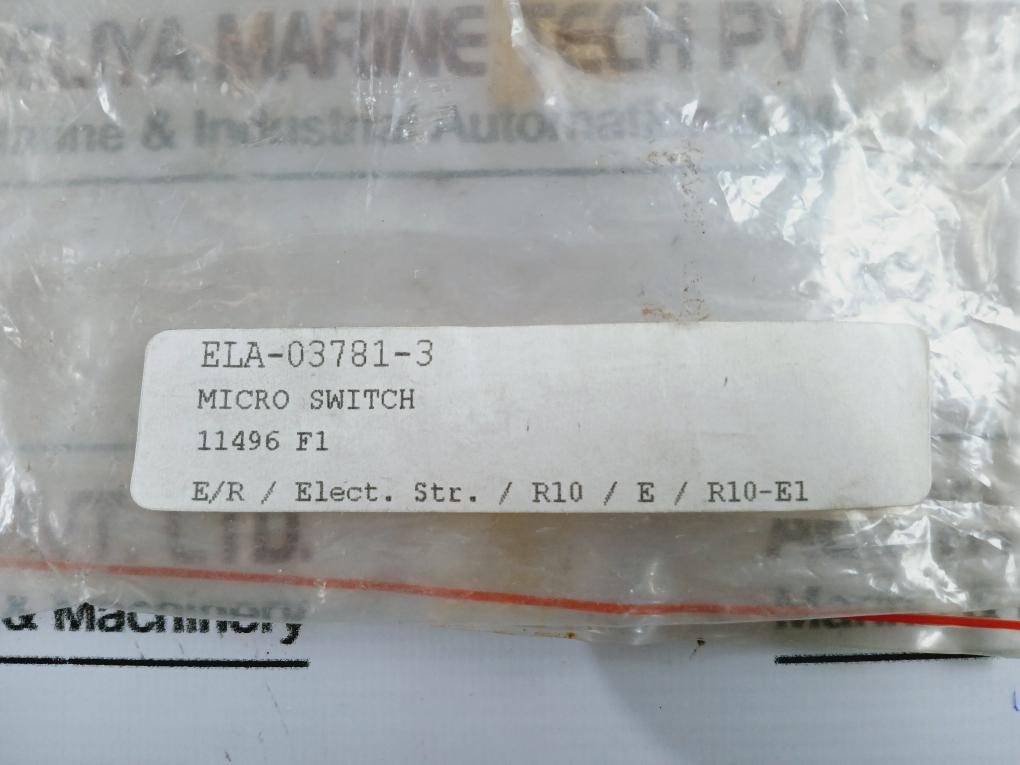 Honeywell Be-2rv24-a2 Micro Switch Ela-03781-3