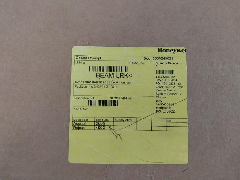 Honeywell Beamlrk Long Range Kit L00-1678-05 To Use W/ Beam Smoke Detector