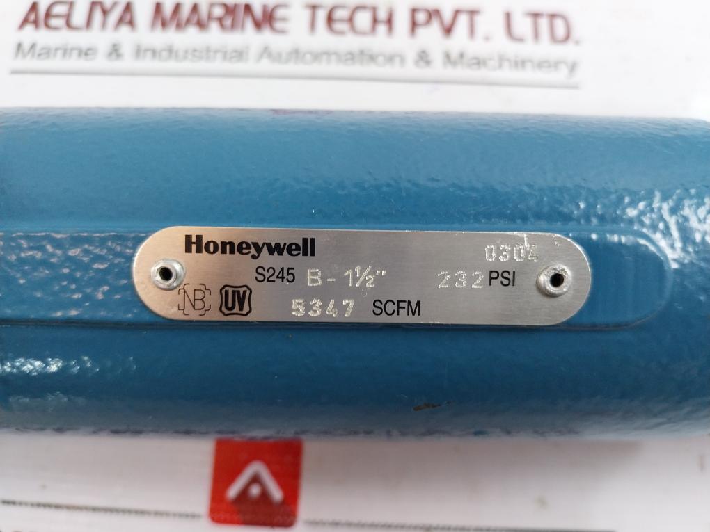 Honeywell Braukmann S245 B-1 1/2" Safety Valve For Compressed Air 16.0 Bar