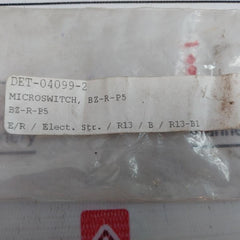 Honeywell Bz-r-p5 Micro Switch