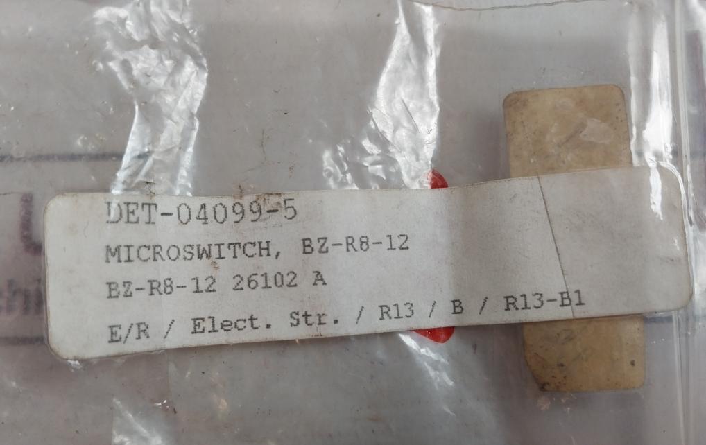 Honeywell Bz-r8-12 Micro Switch