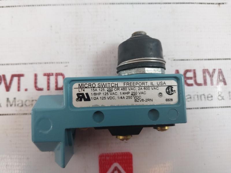 Honeywell Bzv6-2rn Micro Switch Limit 15a 125/250vac 1/8hp 125vac