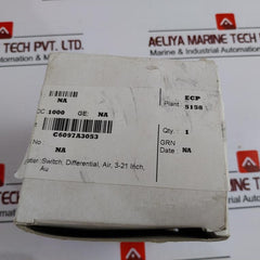 Honeywell C6097A3053 Gas Pressure Switch 240Vac 1/4" Npt