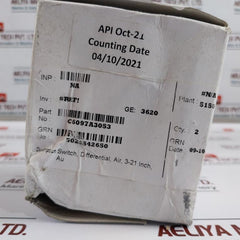 Honeywell C6097A3053 Gas Pressure Switch 240Vac 1/4" Npt