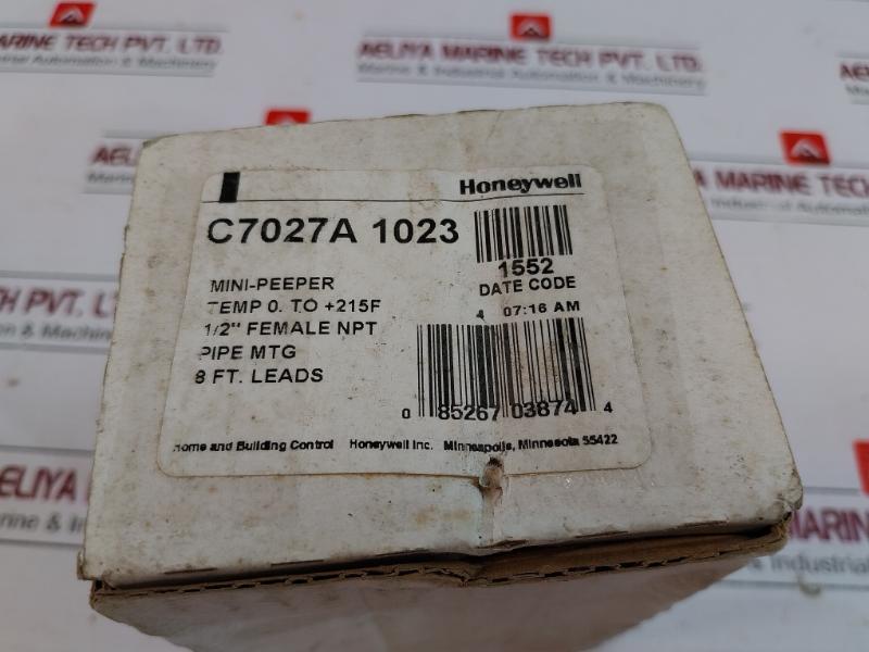 Honeywell C7027A 1023 Minipeeper U/V Flame Detector Sensor