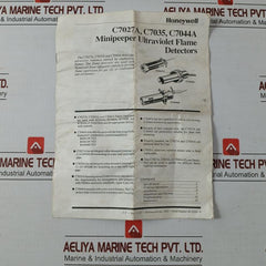 C7027A1056 2 Ultraviolet Flame Detector 1.5-meter Honeywell
