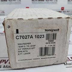 Honeywell C7027a1023 Mini-peeper 1/2" Female Npt Pipe Control Box Combustion
