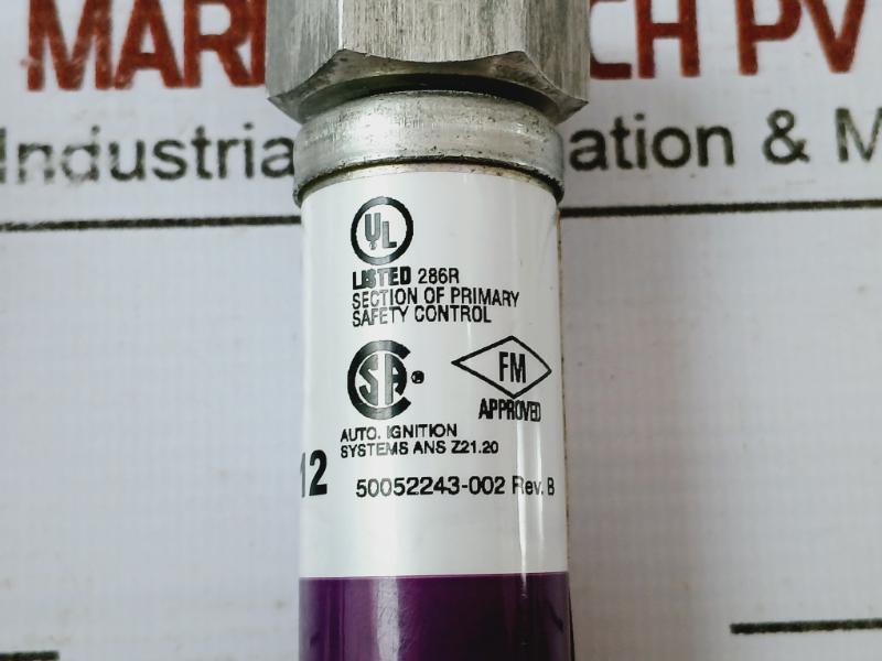 Honeywell C7027a 1023 Ultraviolet Flame Detector (U.v. Sensor), Rev. B