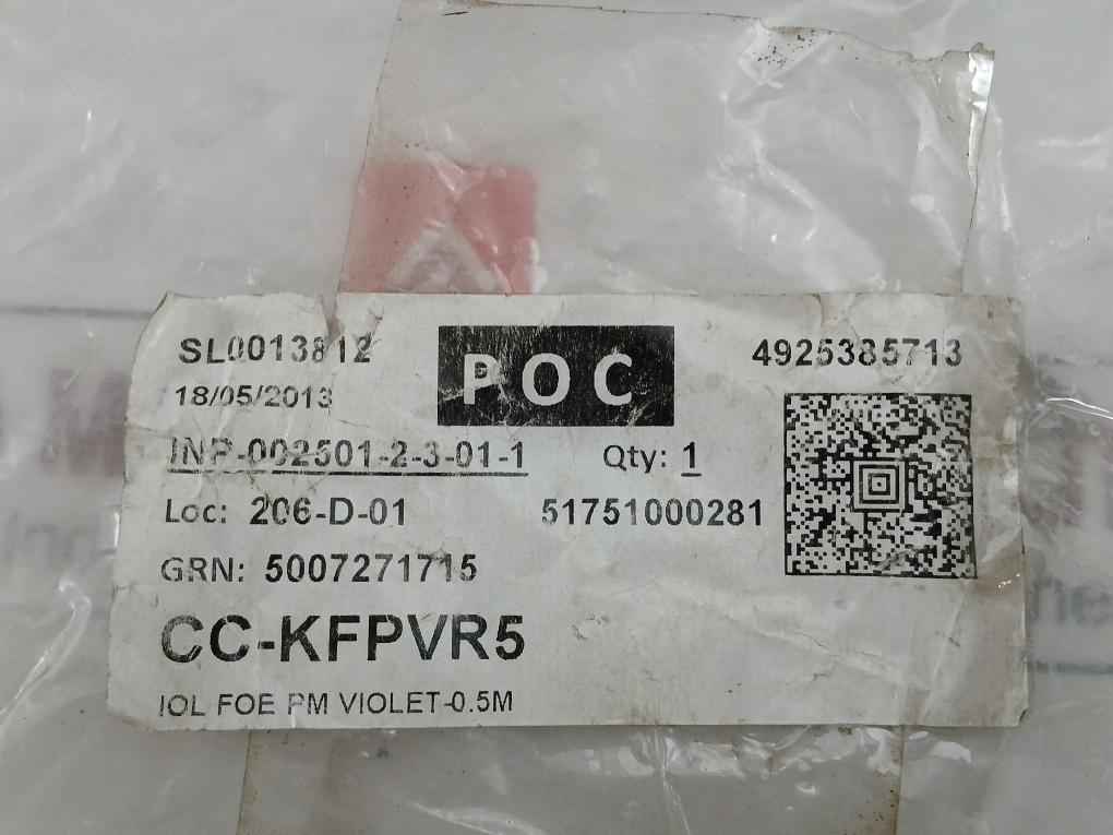 Honeywell Cable For Process Manager I/O Module (Iol Foe Pm) Cc-kfpvr5