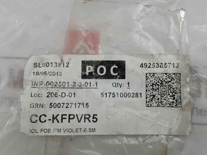 Honeywell Cable For Process Manager I/O Module (Iol Foe Pm) Cc-kfpvr5