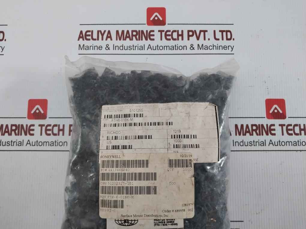 Honeywell Cable Tie/Zip Tie Fth-6-01Bk-m (1 Bag=1000 Pcs)