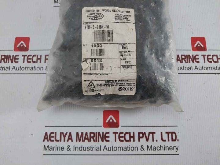 Honeywell Cable Tie/Zip Tie Fth-6-01Bk-m (1 Bag=1000 Pcs)