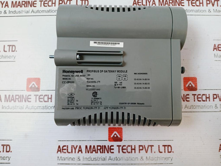 Honeywell Cc-ip0101 Profibus Gateway Module Dp-2 24vdc