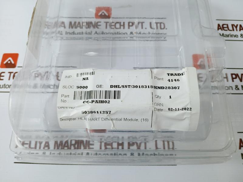 Honeywell Cc-paih02 Hart Analog Input Module 51405038-375 180 Ma 24 Vdc