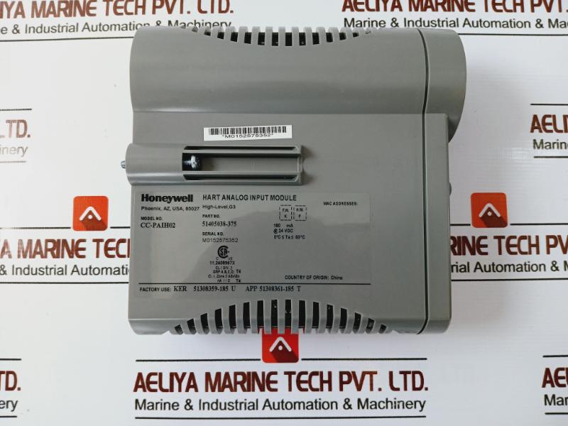 Honeywell Cc-paih02 Hart Analog Input Module 51405038-375 180 Ma 24 Vdc