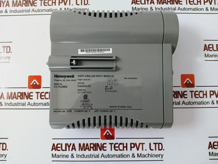 Honeywell Cc-paih02 Hart Analog Input Module 51405038-375 180 Ma 24 Vdc
