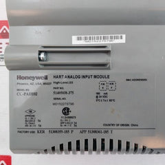 Honeywell Cc-paih02 Hart Analog Input Module 51405038-375 24Vdc