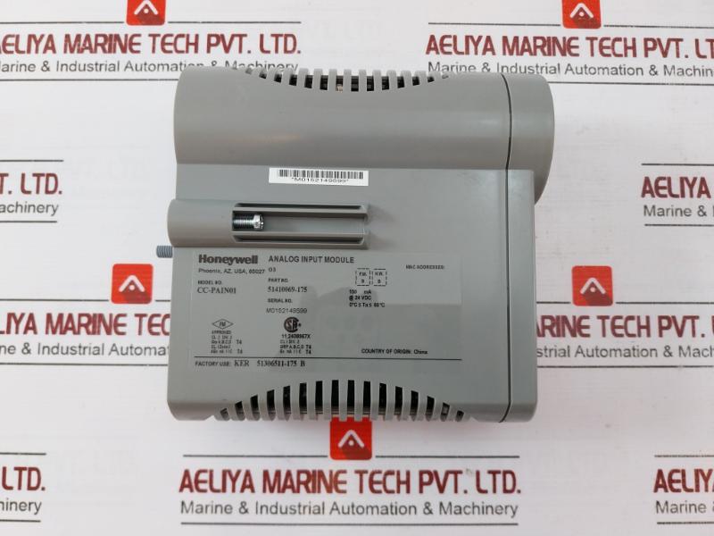 Honeywell Cc-pain01 Analog Input Module, 150 Ma, 24 Vdc, 51410069-175