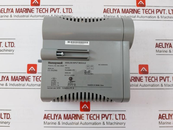Honeywell Cc-pain01 Analog Input Module, 150 Ma, 24 Vdc, 51410069-175