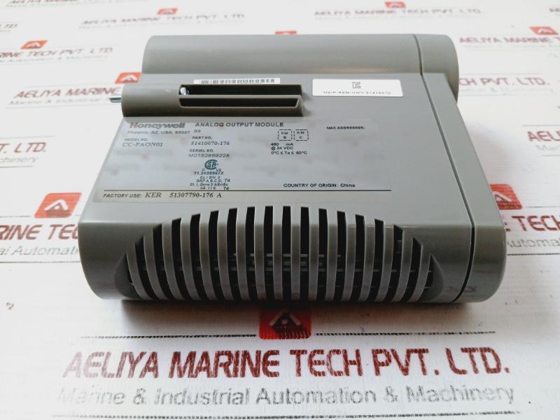 Honeywell Cc-paon01 Analog Output Module 51410070-176