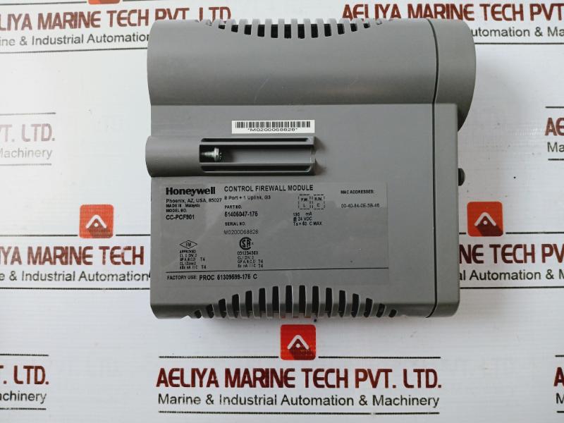 Honeywell Cc-pcf901 8 Port+ 1 Uplink, G3 Fieldbus Interface Module 24Vdc 195 Ma