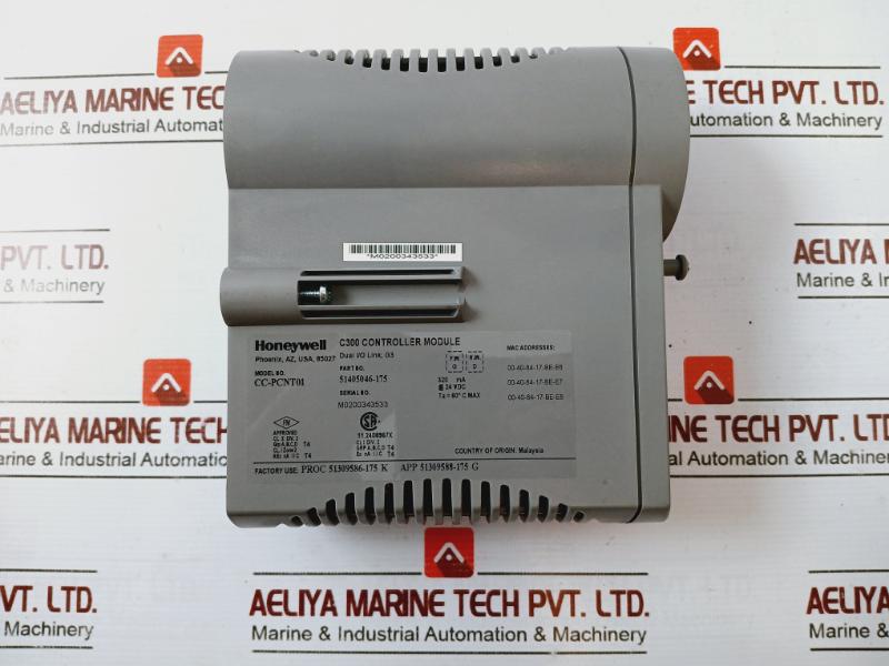 Honeywell Cc-pcnt01 C300 Controller Processor Module Dual I/o Link G3