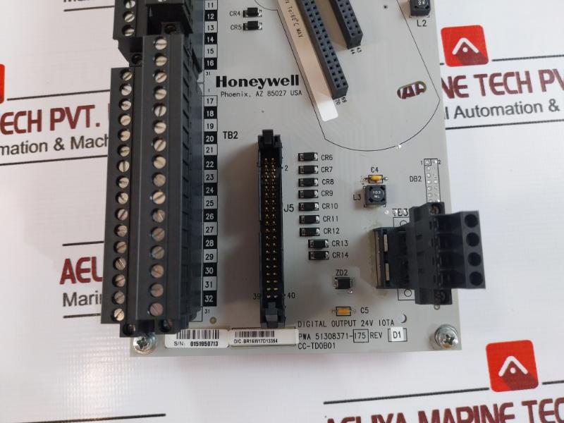 Honeywell Cc-pd0B01 Digital Output Module Rev D1 Pwa 51308371-175