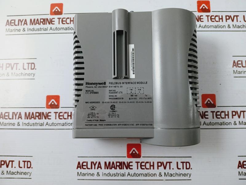 Honeywell Cc-pfb801 Fieldbus Interface Module 51410087-176 11.2406967x