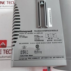 Honeywell Cc-pfb801 Fieldbus Interface Module 51410087-176 380 Ma 24 Vdc
