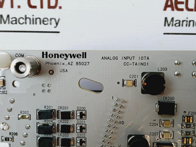 Honeywell Cc-tain01 Analog Input Module Iota 51506330-145 Rev B 750Ma 250V