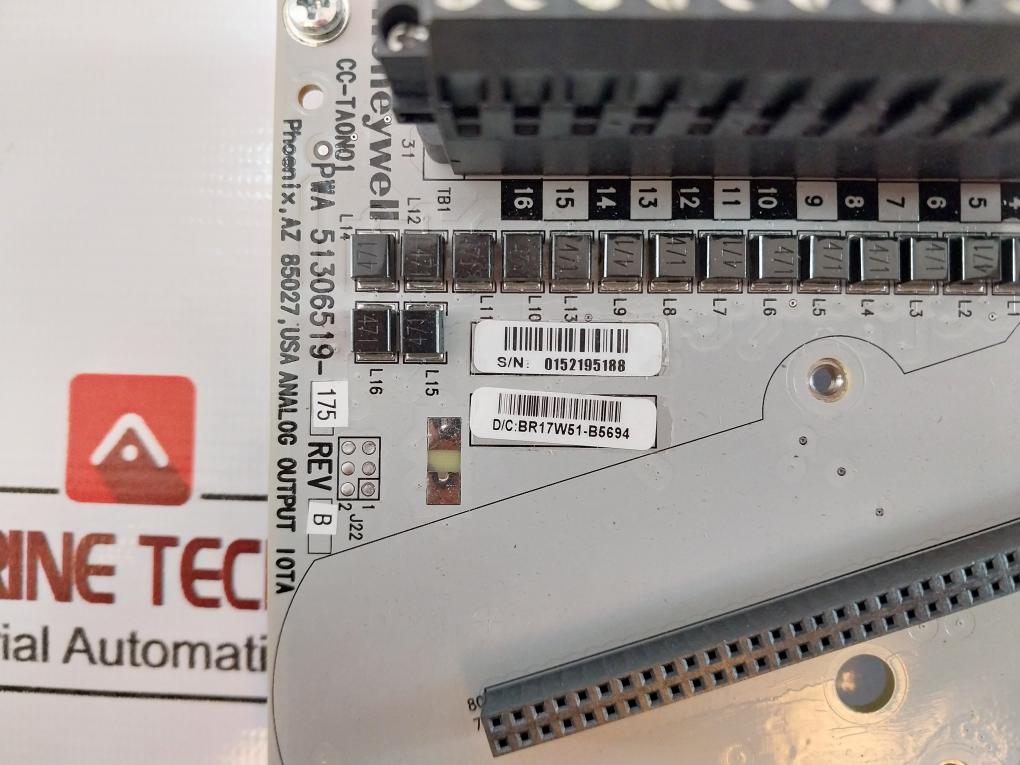Honeywell Cc-taon01 Analog Output I0Ta Pwa 51306519-175 Rev. B